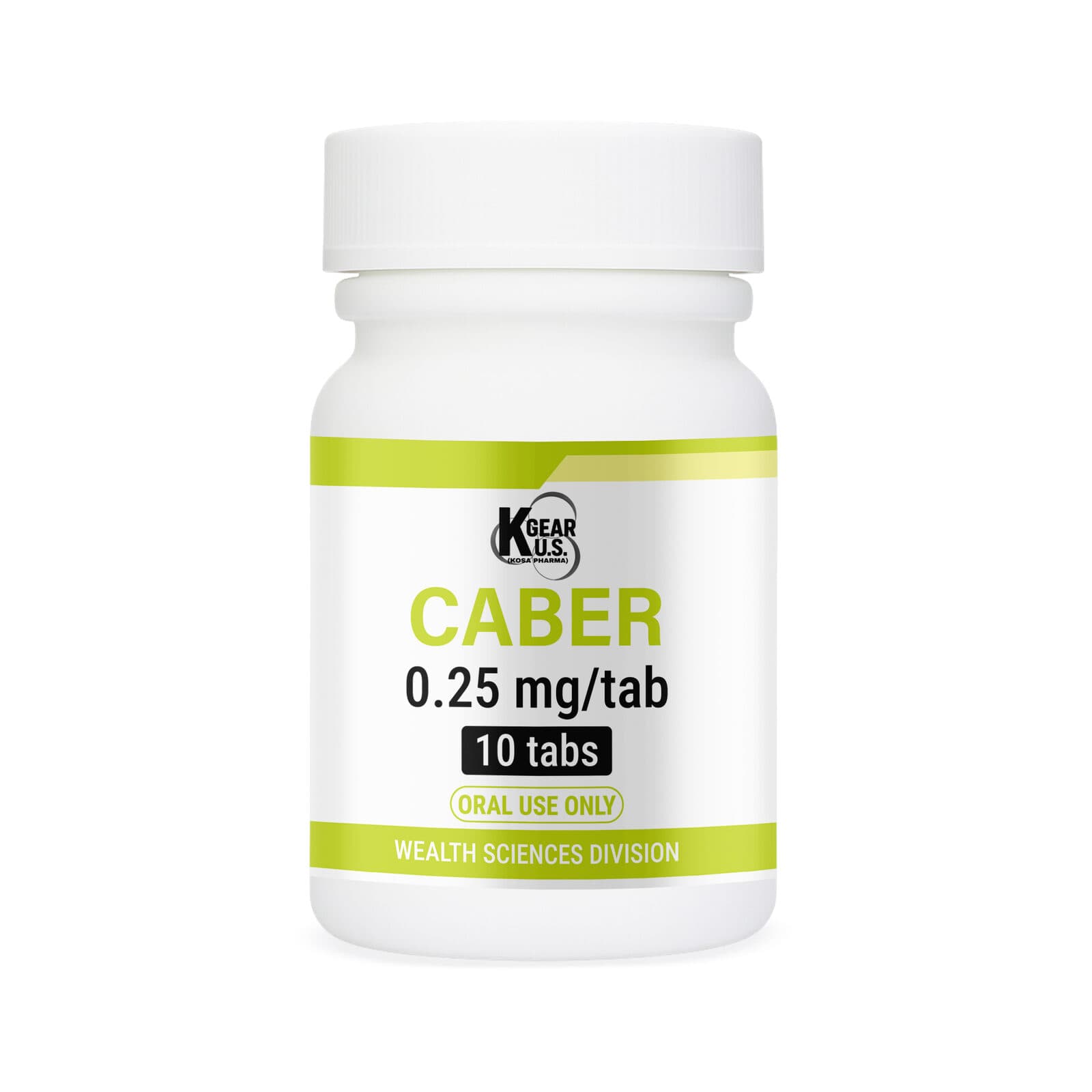 Caber 0.25mg 10 tabs