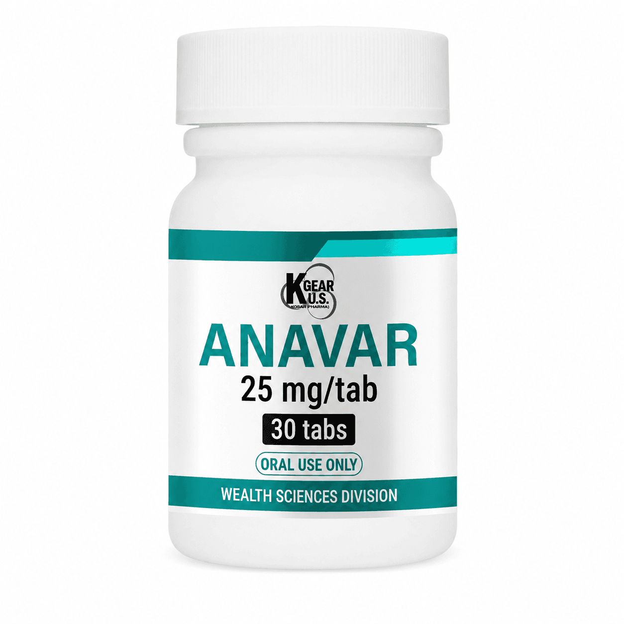 Anavar 25 mg 30 tabs
