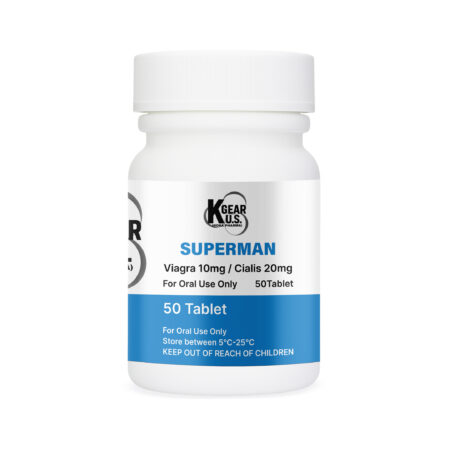 SUPERMAN (Viagra 10mg / Cialis 20mg) | 50 tabs